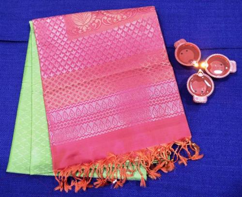 SOFT SILK SAREE WITH BLOUSE